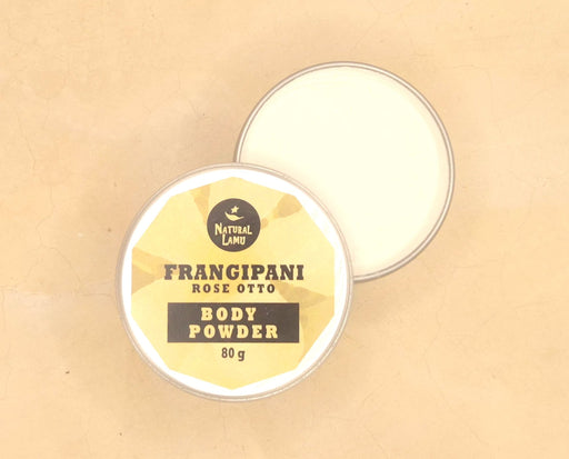 BODY POWDER FRANGIPANI ROSE OTTO - Part of the #collection_name# collection, available at Natural Lamu Online Shop