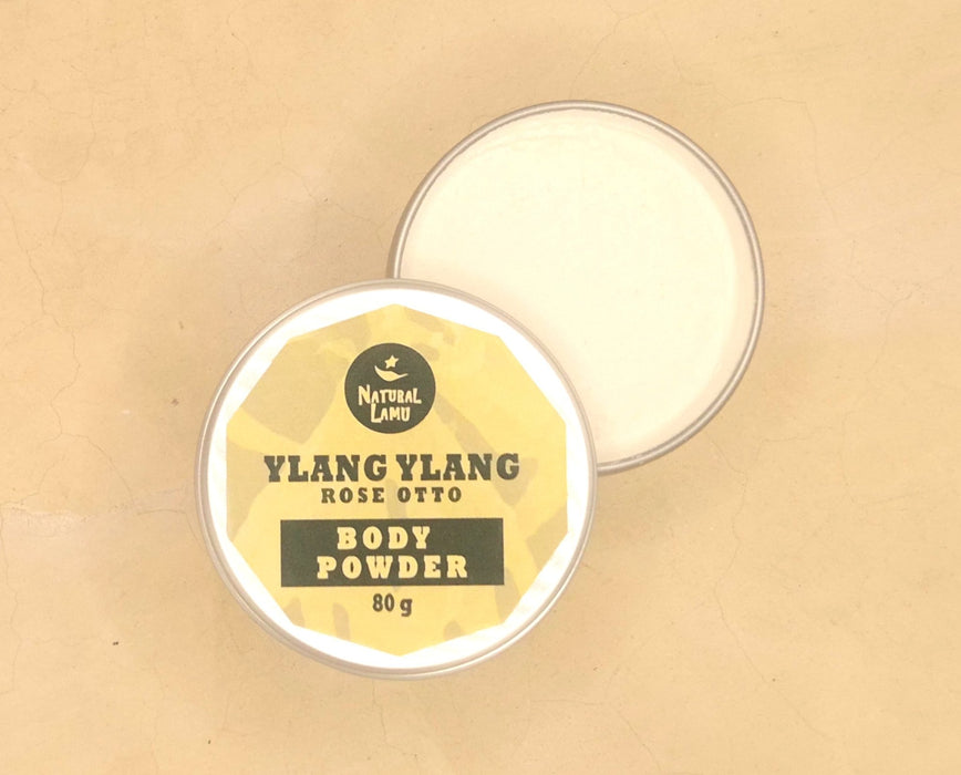 BODY POWDER YLANG YLANG ROSE OTTO - Part of the #collection_name# collection, available at Natural Lamu Online Shop