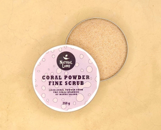 DEAD CORAL POWDER SCRUB (FINE) - Part of the #collection_name# collection, available at Natural Lamu Online Shop