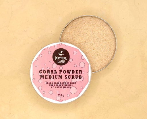 DEAD CORAL POWDER SCRUB (MEDIUM) - Part of the #collection_name# collection, available at Natural Lamu Online Shop