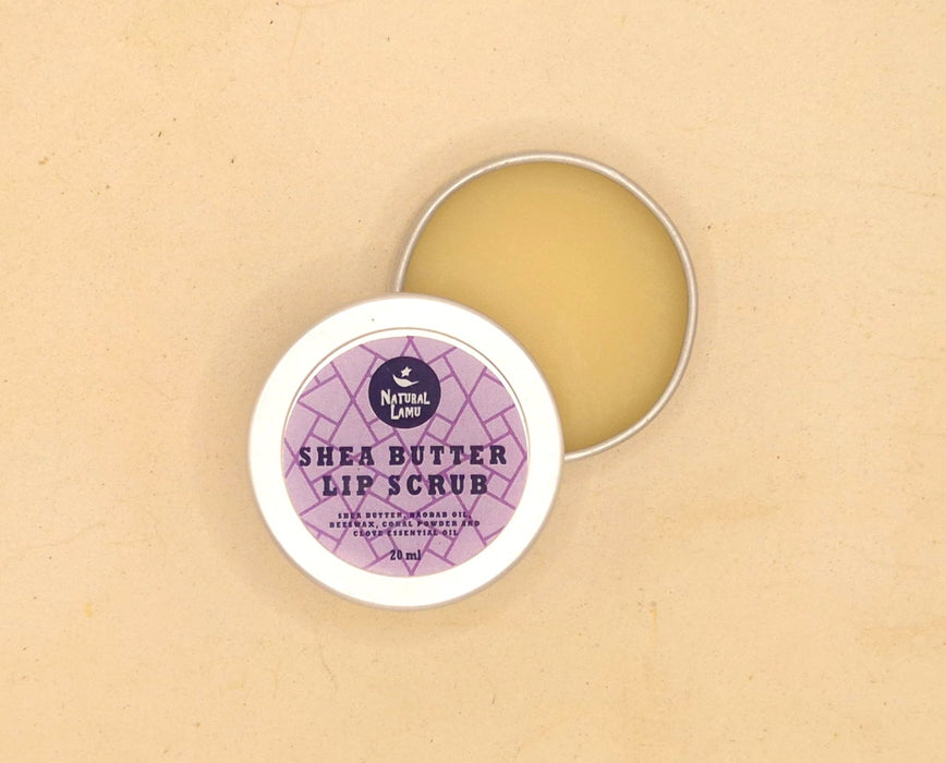 SHEA BUTTER SCRUB LIP BALM - Part of the #collection_name# collection, available at Natural Lamu Online Shop