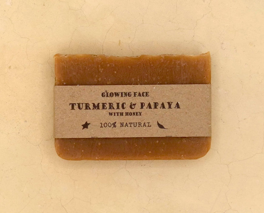 TURMERIC & PAPAYA SOAP - Part of the #collection_name# collection, available at Natural Lamu Online Shop